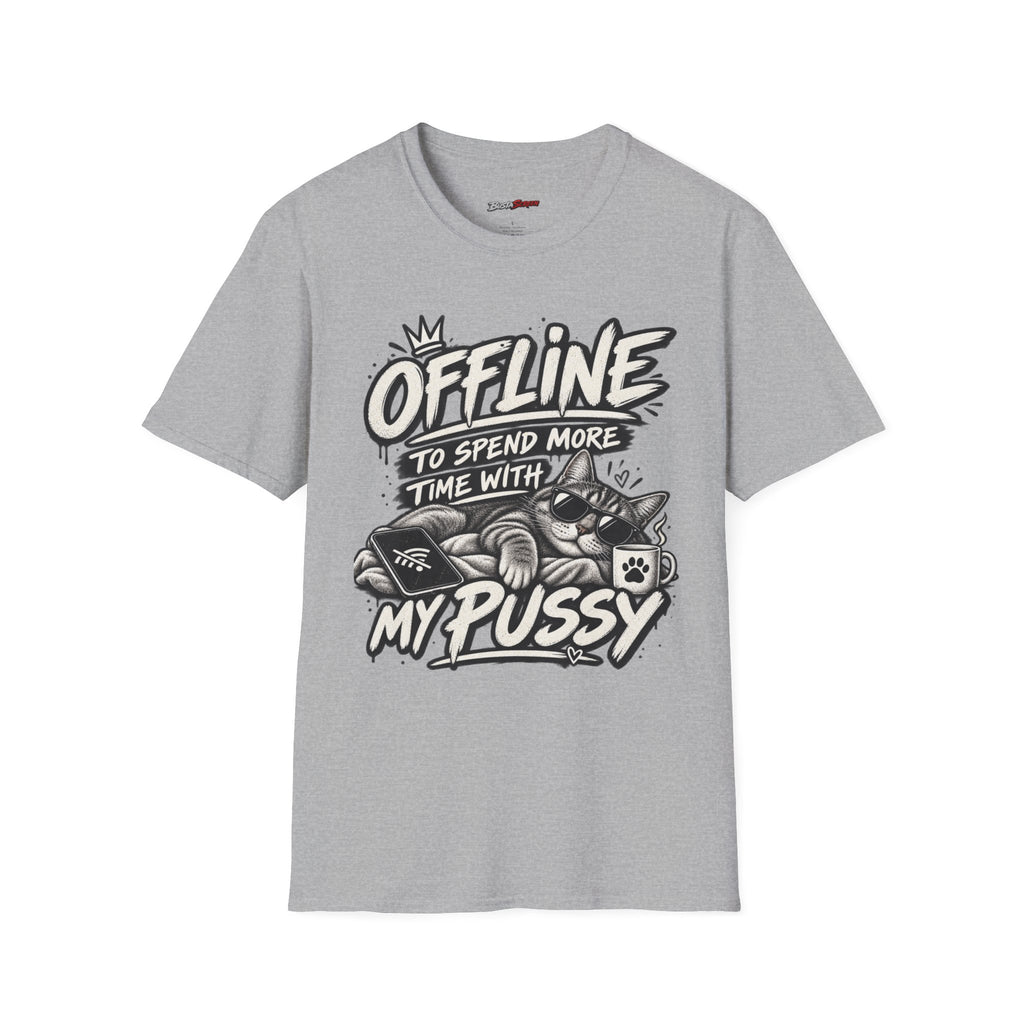 Offline to Spend More Time With My Cat T-Shirt