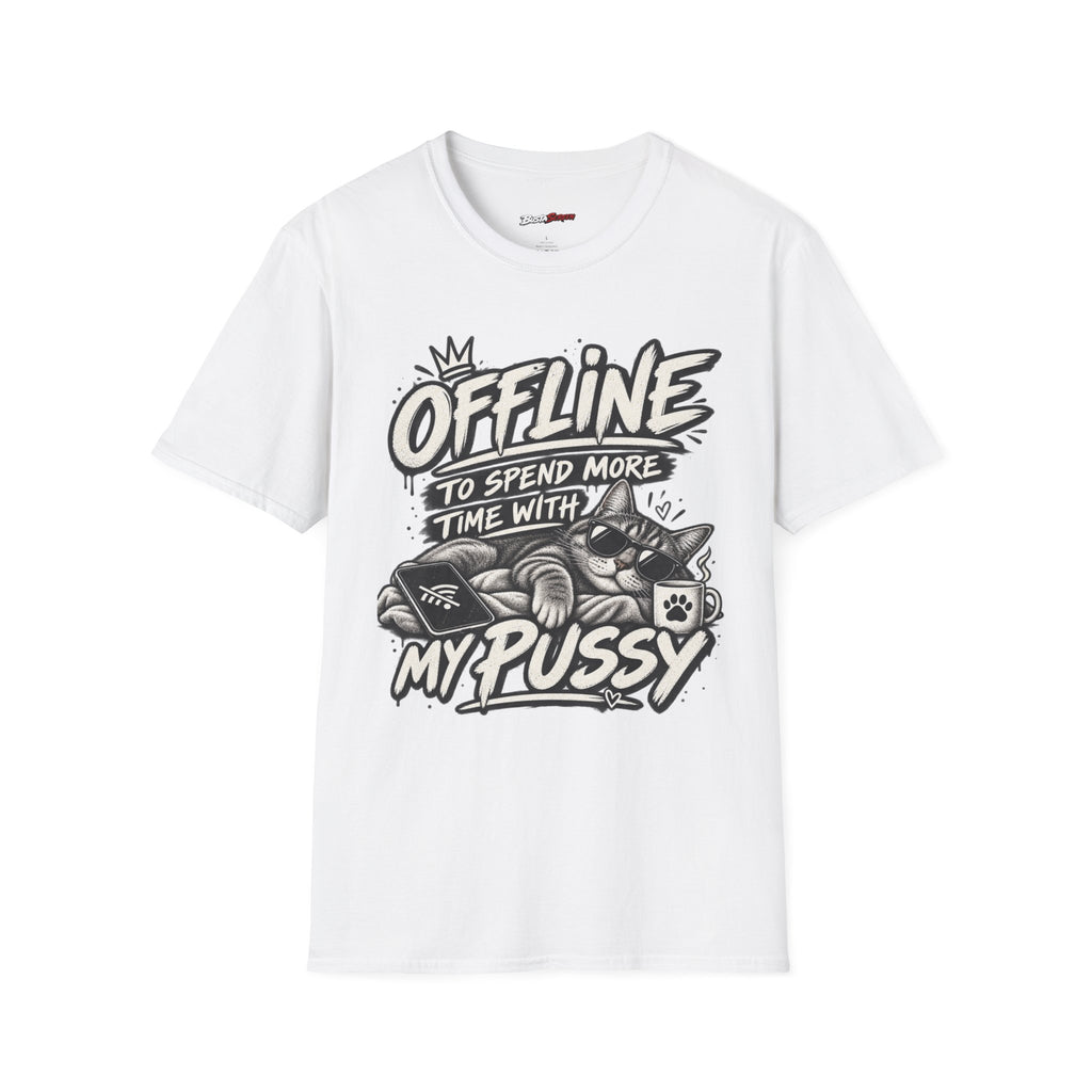 Offline to Spend More Time With My Cat T-Shirt