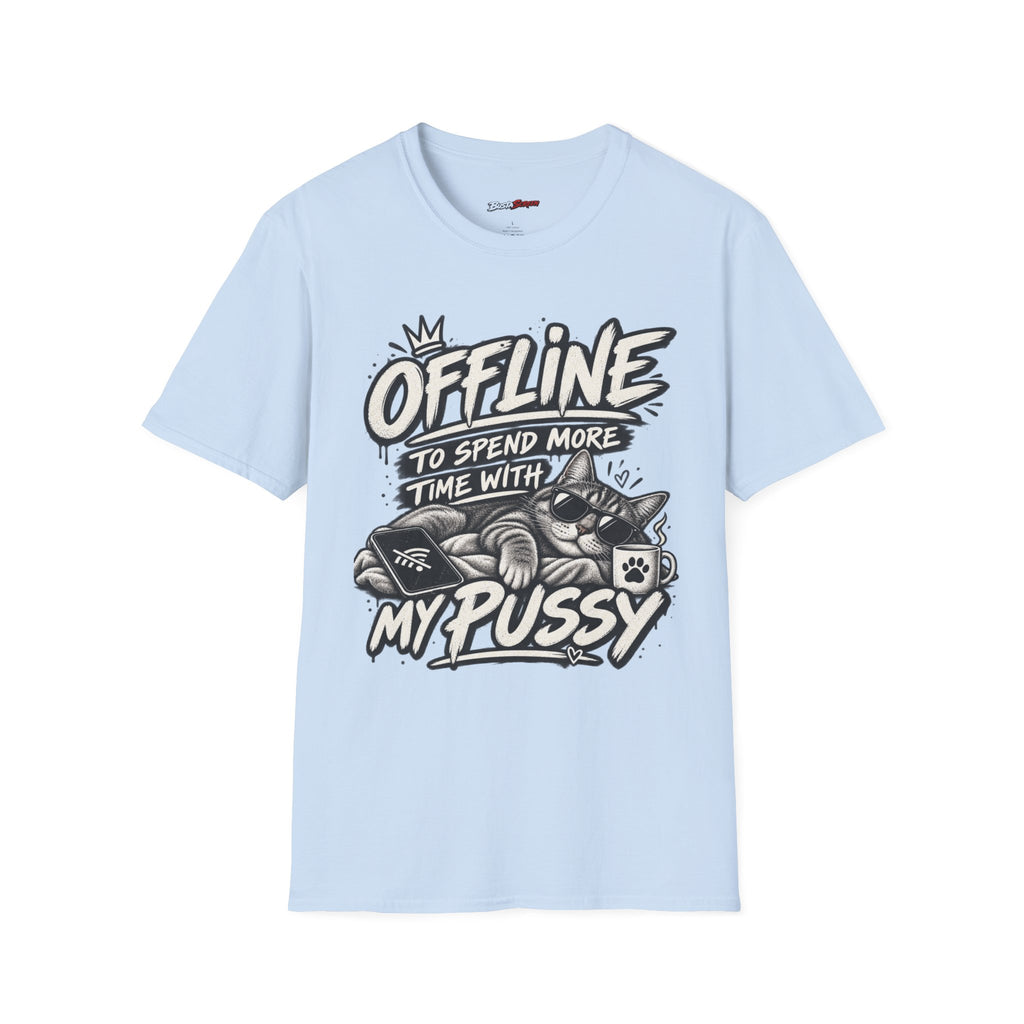 Offline to Spend More Time With My Cat T-Shirt