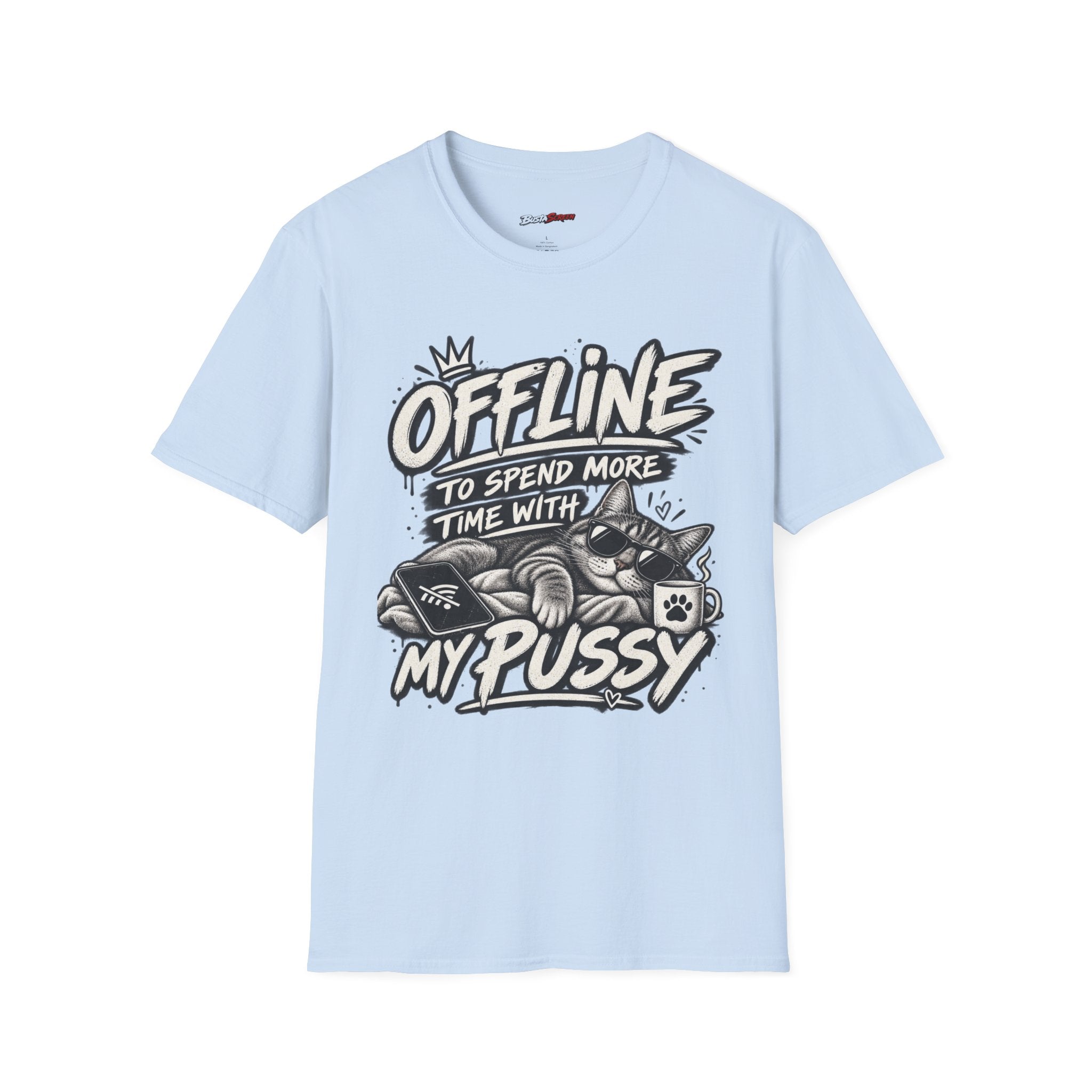 Offline to Spend More Time With My Cat T-Shirt